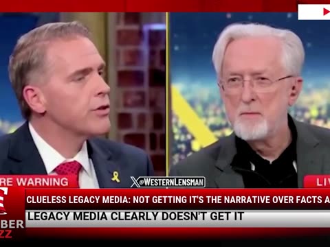 Clueless Legacy Media: Not Getting It's The Narrative Over Facts Agenda