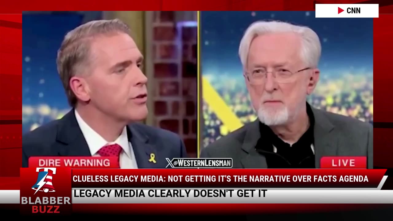 Clueless Legacy Media: Not Getting It's The Narrative Over Facts Agenda