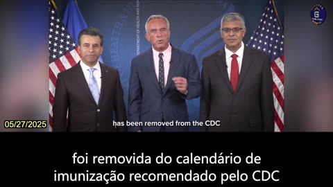 【PT】Vacina contra COVID removida do calendário de imunização de crianças saudáveis ​​e gestantes