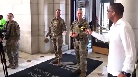 NG Troops did not want to talk to Don Lemon in DC