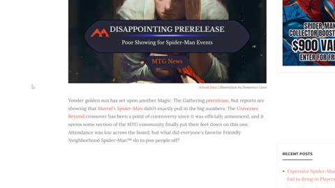 Spider-man prerelease is a disaster