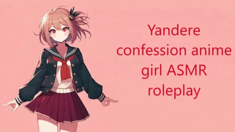 Yandere confession anime girl ASMR roleplay (reupload)