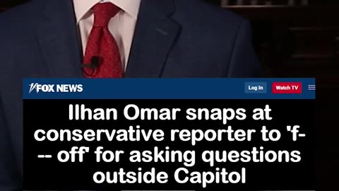 Ilhan Omar Snaps and Swears at Reporter for Asking Question
