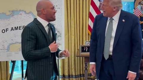 Conor McGregor Meet Donald Trump at the Oval Office