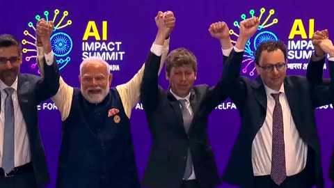 OpenAI, Anthropic CEOs refuse to hold hands at India AI Summit