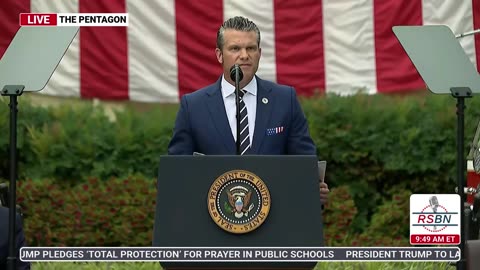 WATCH: Pete Hegseth Speaks at the National 9/11 Pentagon Memorial Observance Ceremony - 9/11/25