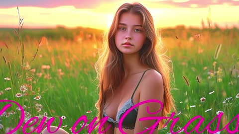 Electronic Music.Song Dew on the Grass.