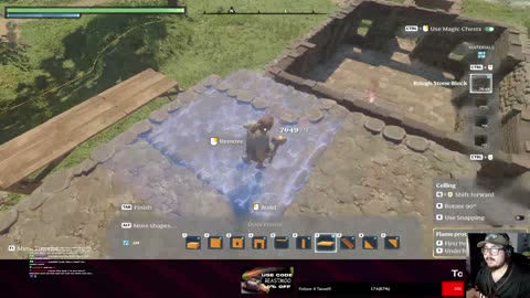 Relaxing time with Enshrouded building and adventuring