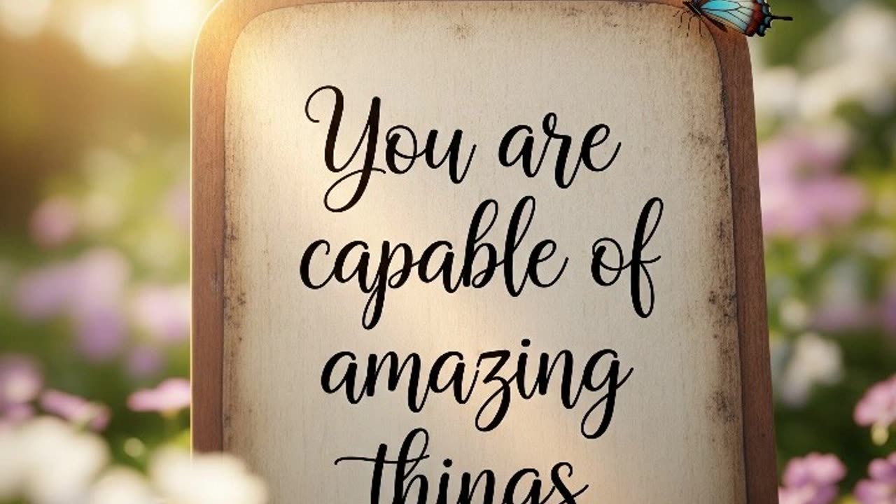 Positive affirmation meditation