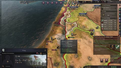 The Sheikh of Druze EP 13 (Crusader Kings III) Advanced Difficulty Character.