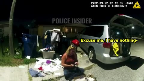 Woman Acts Tough With Police, Regrets Instantly