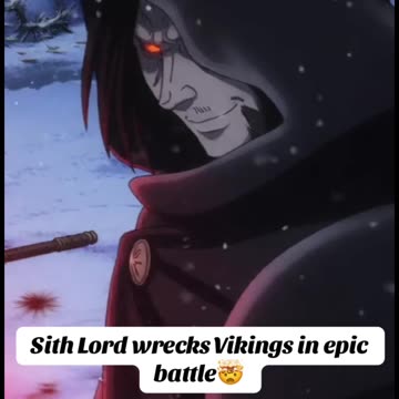 Sith Lord DESTROYS Vikings in epic battle!!!
