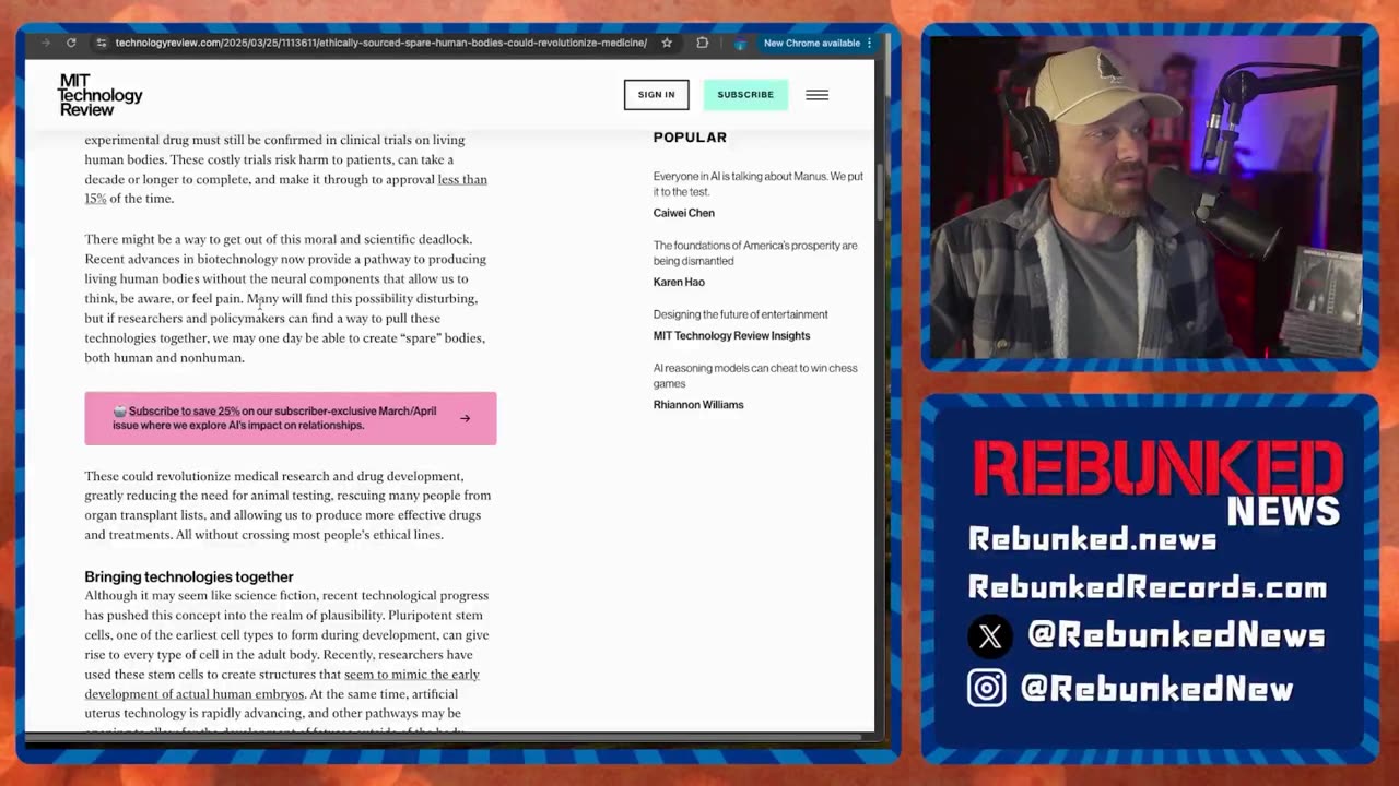 Bodyoids: Lab-Grown Spare Bodies???