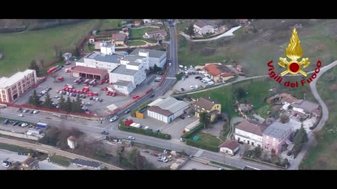 Terremoto a Potenza, il video delle verifiche dei Vigili del Fuoco