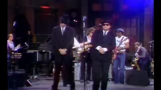 The Blues Brothers performing 'Soul Man' live on SNL, in 1978.