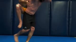 Khamzat Chimaev Throws His Friend Off His Back