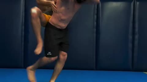 Khamzat Chimaev Throws His Friend Off His Back