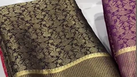 Brocade Pure mysore silk sarees At Rajsilkvilla