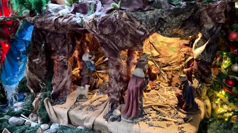 Christmas returns to a Gaza church scarred by war