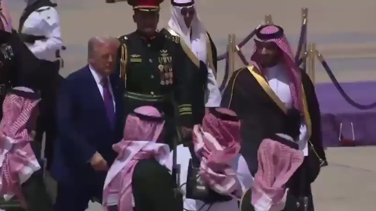 Saudi Crown Prince breaks protocol, meets Trump for a royal welcome