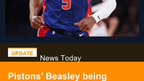 Pistons' Beasley being investigated on NBA related gambling report