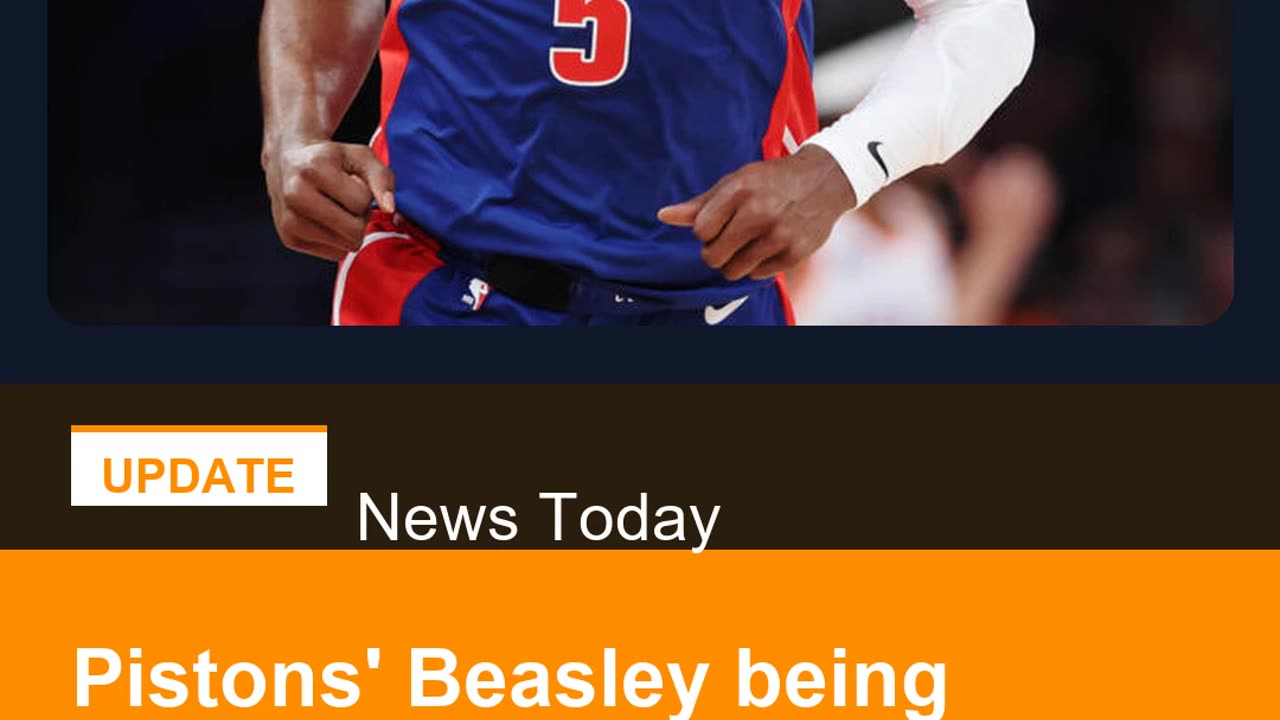 Pistons' Beasley being investigated on NBA related gambling report