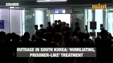 Dementul sionist Trump via ICE aresteaza, ca pe teroristi, muncitori sud-coreeni la Hyundai-LG