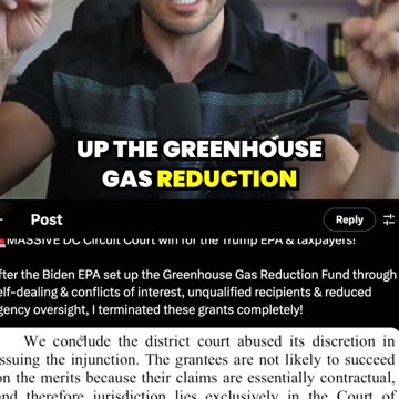 Trump EPA Scores Huge Court VICTORY Against Green Fund Grab