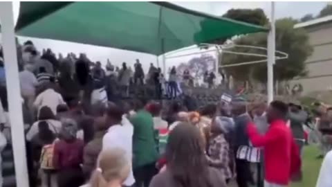 AMAZING: Friends of Israel march in solidarity with the Jewish nation in South Africa 🇮🇱🇿🇦