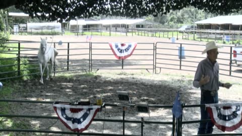 Skipper Calder & Cowboy-up Ministry bring horse training with a message at 11am.