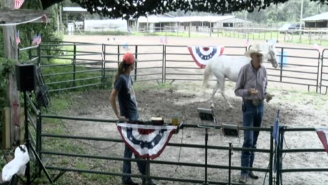 Skipper Calder & Cowboy-up Ministry bring horse training with a message at 11am.