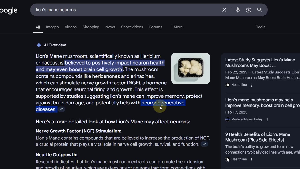 Mushroom Research - Shiitake, Turkey Tail, Lion's Main for Health