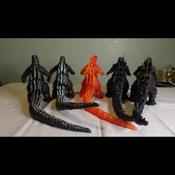 Godzilla NECA Collection ASMR #shorts