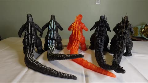 Godzilla NECA Collection ASMR #shorts