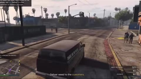 GTA 5: skipping weed delivery