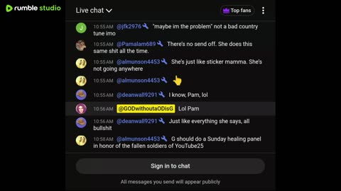 ANTIFA CHAT room on youtube