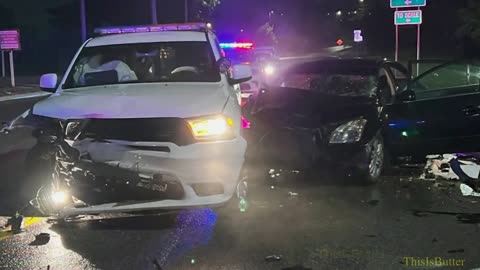 19-year-old South Bend man charged with OWI after crashing into police car