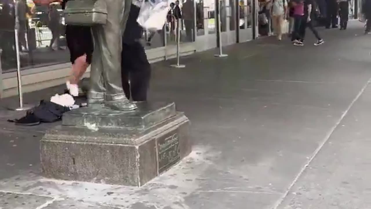 Many men film and watch without helping the woman attacked by usual suspect.