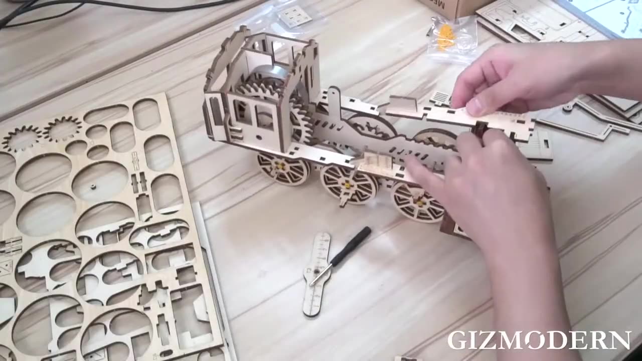 Steampunk Curiosity Found in 3D Wooden Puzzles