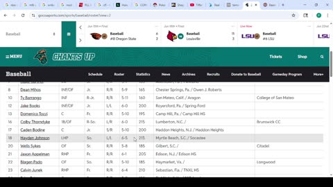 2025 NCAA BASEBALL NATIONAL CHAMPIONSHIP GAME 1 LIVESTREAM