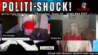 POLITI-SHOCK! "DROP THE HAMMER OF JUSTICE" W/ US Senate Candidate Reagan Box & Hollis Mahady