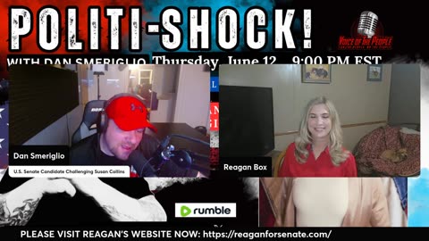 POLITI-SHOCK! "DROP THE HAMMER OF JUSTICE" W/ US Senate Candidate Reagan Box & Hollis Mahady