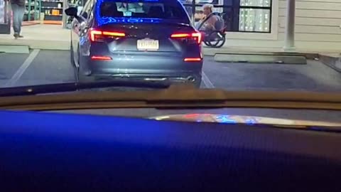 Grabbing Drinks With a Bicycle Trailer