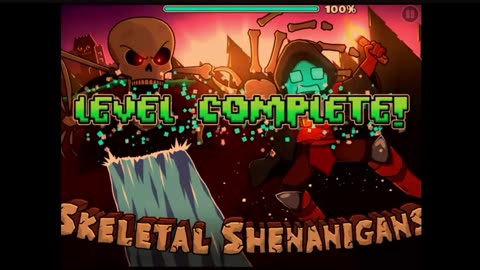 Skeletal Shenanigans/100% Beaten On Mobile!