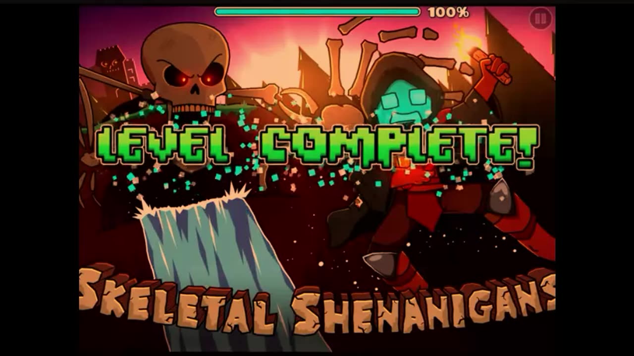 Skeletal Shenanigans/100% Beaten On Mobile!