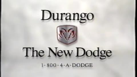 Dodge Durango Truck Commercial - 1998