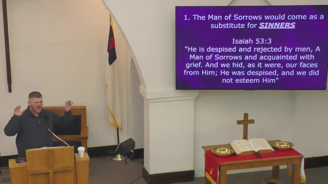 4-18-25 AM - "Man of Sorrows: The Lamb Slain" - Pastor Devin Miller
