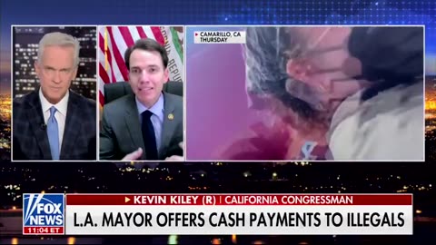 Rep. Kevin Kiley of CA: Karen Bass is giving 💵 CASH TO ILLEGALS