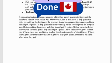 Student Work(Assignment )| INFO10248 Pseudocode & Python Output | Mohawk College