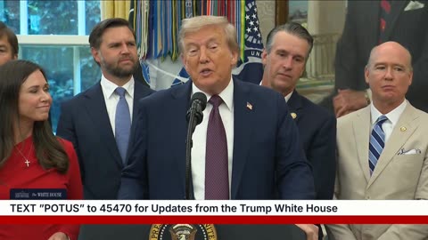 President Trump Announces U.S. Space Command Headquarters Being Moved to Alabama, September 2, 2025